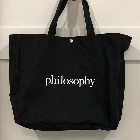 Philosophy Canvas Tote - Picture 2 of 5
